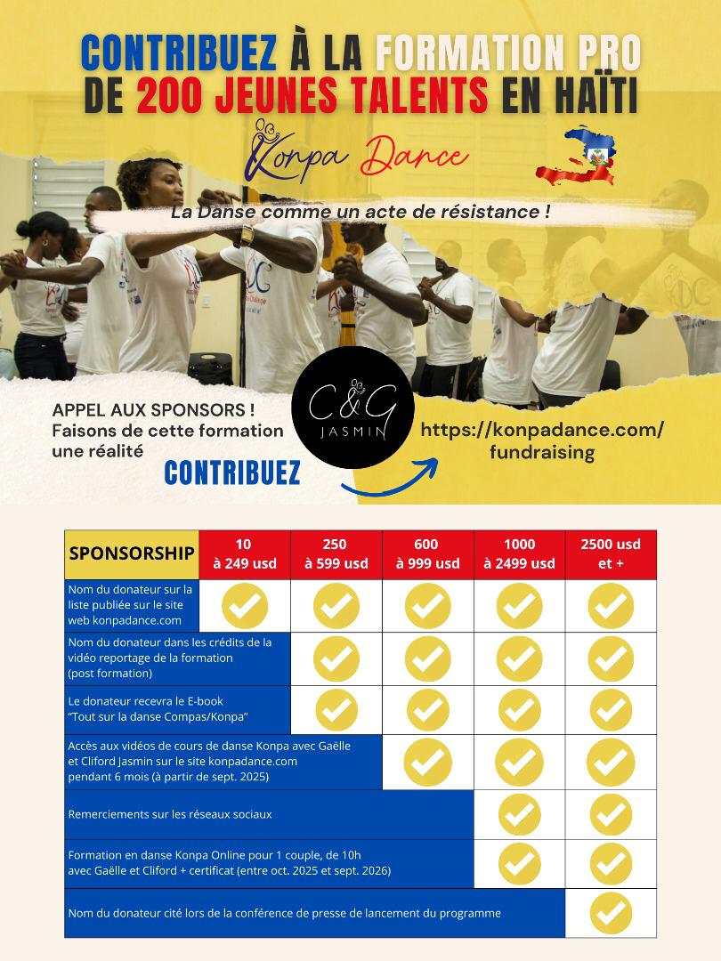 Formation Konpa Dance Sponsorship
