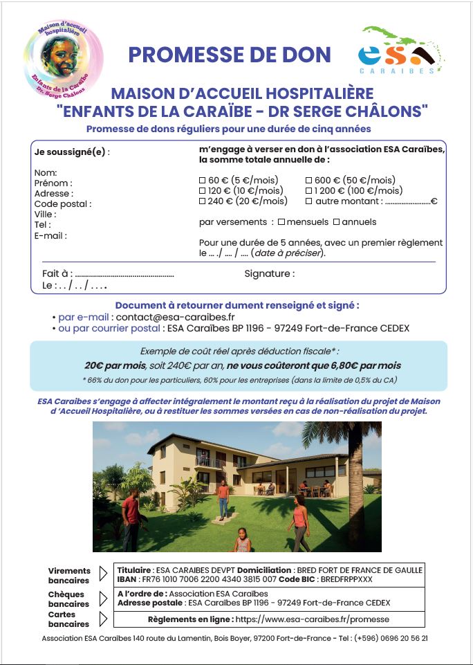 Promesse de don MAH